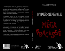 Hyper-sensible, mga-fracass par Gilles Nuytens