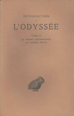 Introduction  l'Odysse, tome 2 : le pome reprsent, le pome dit  : par Victor Brard