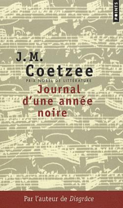 Journal d'une anne noire par J. M. Coetzee