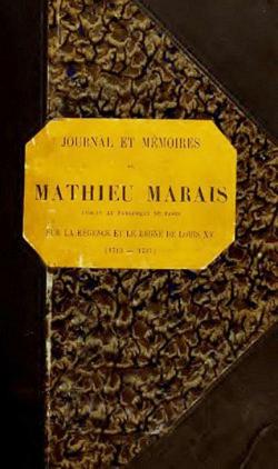 Journal et mmoires de Mathieu Marais, tome 4 par Mathieu Marais