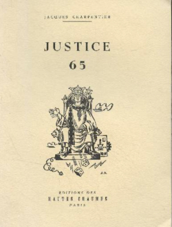 Justice 65 par Jacques Charpentier