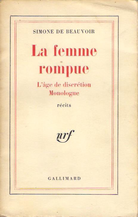 La Femme rompue par Beauvoir