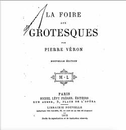 La Foire aux grotesques par Pierre Vron