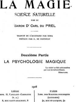 La magie, science naturelle, tome 2 : La physique magique par Carl Du Prel