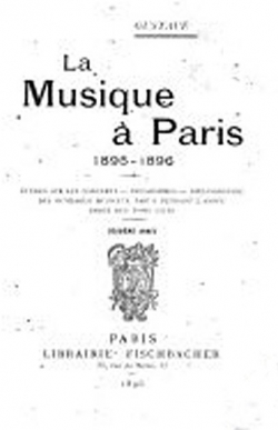 La Musique à Paris, 1895-1896 par Robert
