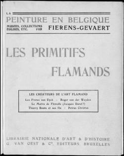 Les primitifs flamands, tome 1 par Hippolyte Fierens-Gevaert