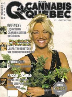 La Revue Cannabis Qubec - Aot 2003 (N 5) par Alain Berthiaume