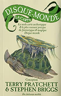 La carte du Disque-Monde par Terry Pratchett