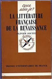 La litterature franaise de la renaissance par Verdun-Louis Saulnier