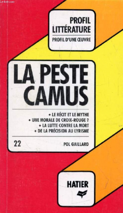 Profil d'une oeuvre : La Peste - Camus  par Pol Gaillard