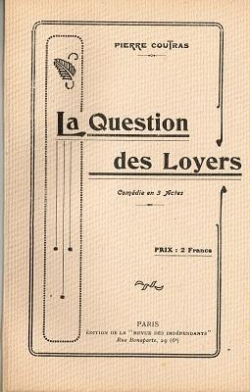 La question des loyers par Pierre Coutras