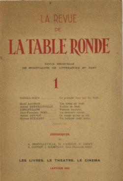La revue de la Table Ronde n1 par Revue La table ronde