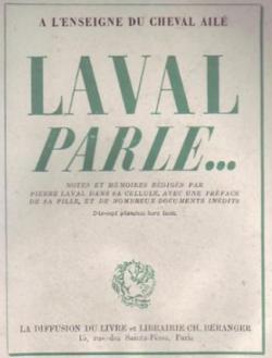 Laval parlenotes mmoires par Pierre Laval
