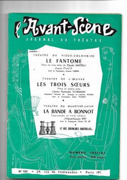 L'avant-scne thtre, n100 : La bande  Bonnot par Revue L'avant-scne thtre