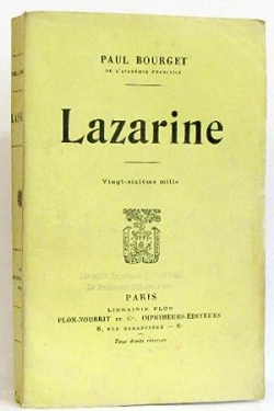 Lazarine par Paul Bourget