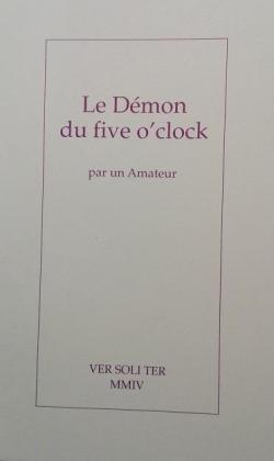 Le Dmon du five o'clock par Un amateur