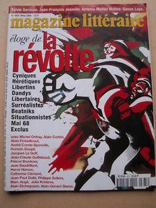 Le Magazine Littraire, n365 : Eloge de la rvolte par  Le magazine littraire