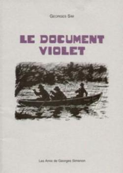 Le document violet par Georges Simenon