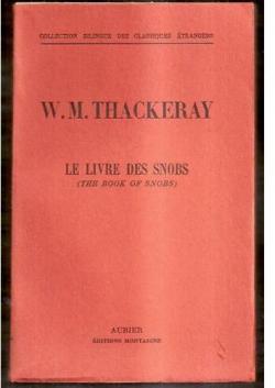 Le livre des snobs par William Makepeace Thackeray