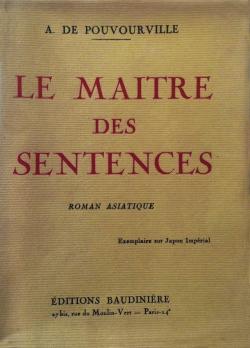 Le matre des sentences par Albert de Pouvourville