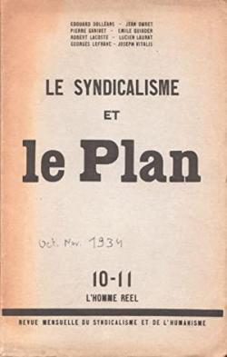 Le syndicalisme et le plan par Edouard Dollans
