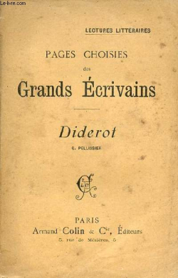 Lectures littraires, pages choisies des grands crivains. Diderot par Denis Diderot