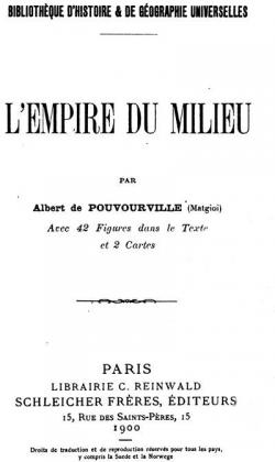 L'Empire du Milieu par Albert de Pouvourville
