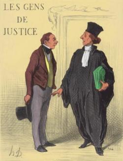 Les gens de justice par Honor Daumier