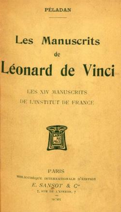 Les Manuscrits de Lonard de Vinci : Les 14 Manuscrits de l'Institut de France par Lonard de Vinci
