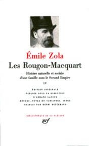 Les Rougon-Macquart - Intgrale, tome 4 par mile Zola