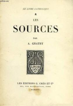 Les Sources par Alphonse Gratry