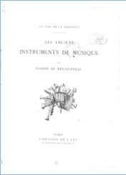 Les anciens instruments de musique : un coin de la curiosit par Eugne de Bricqueville