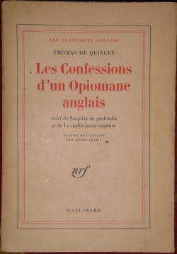 Les confessions d'un opiomane anglais. de l'assassinat considr comme un des beaux-arts. par Thomas De Quincey