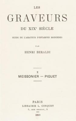 Les graveurs du XIXe sicle, tome 10 par Henri Braldi