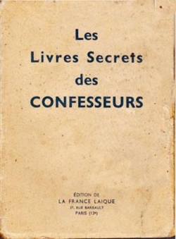 Les livres secrets des confesseurs par Lo Taxil