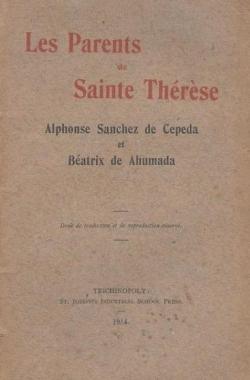 Les parents de Sainte Thrse par Alphonse Sanchez de Cepeda