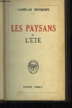 Les Paysans, tome 4 : L't par Wladyslaw Reymont