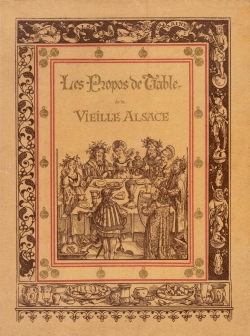 Les propos de table de la vieille Alsace par Emile Reiber