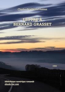 Lettre  Bernard Grasset par Charles-Ferdinand Ramuz