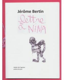 Lettre  Nina par Jrme Bertin