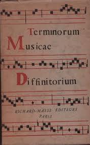 Lexique de la musique (XVsicle) par Johannes Tinctoris