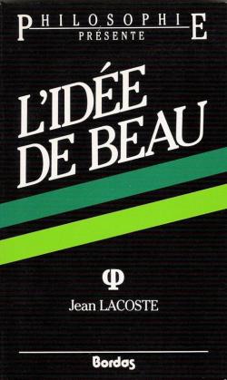 L'ide de Beau par Jean Lacoste