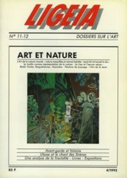 Ligeia revue ne 11-12 Art et Nature par Giovanni Lista