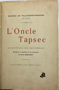 L'oncle Tapsec par  Talleyrand