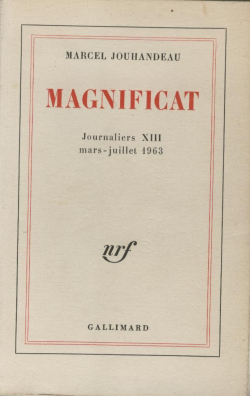 MAGNIFICAT par Marcel Jouhandeau