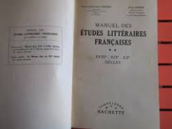 Manuel des tudes littraires franaises : (tome 2 : XVIIIe - XIXe - XXe sicles) par Pierre-Georges Castex