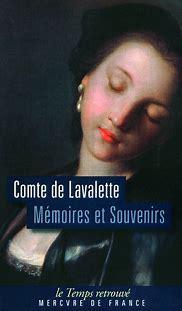 Mmoires et souvenirs du comte de Lavalette par Antoine-Marie Chamans
