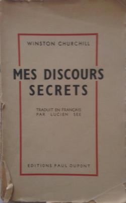 Mes discours secrets par Winston Churchill