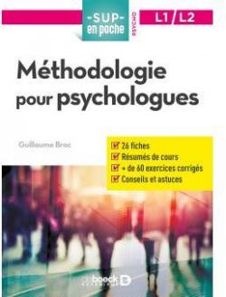 Mthodologie pour prsychologues par Guillaume Broc