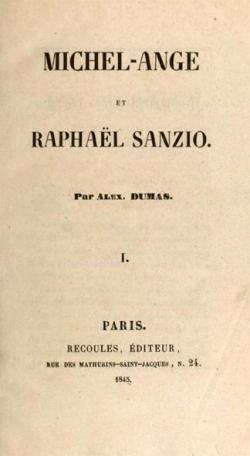 Michel-Ange et Raphal Sanzio, tome 1 par Alexandre Dumas
